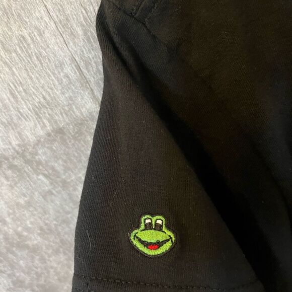 Senor Frogs Women’s T shirt, SZ Small Motorcycle Shirt w/Frog - Picture 9 of 9